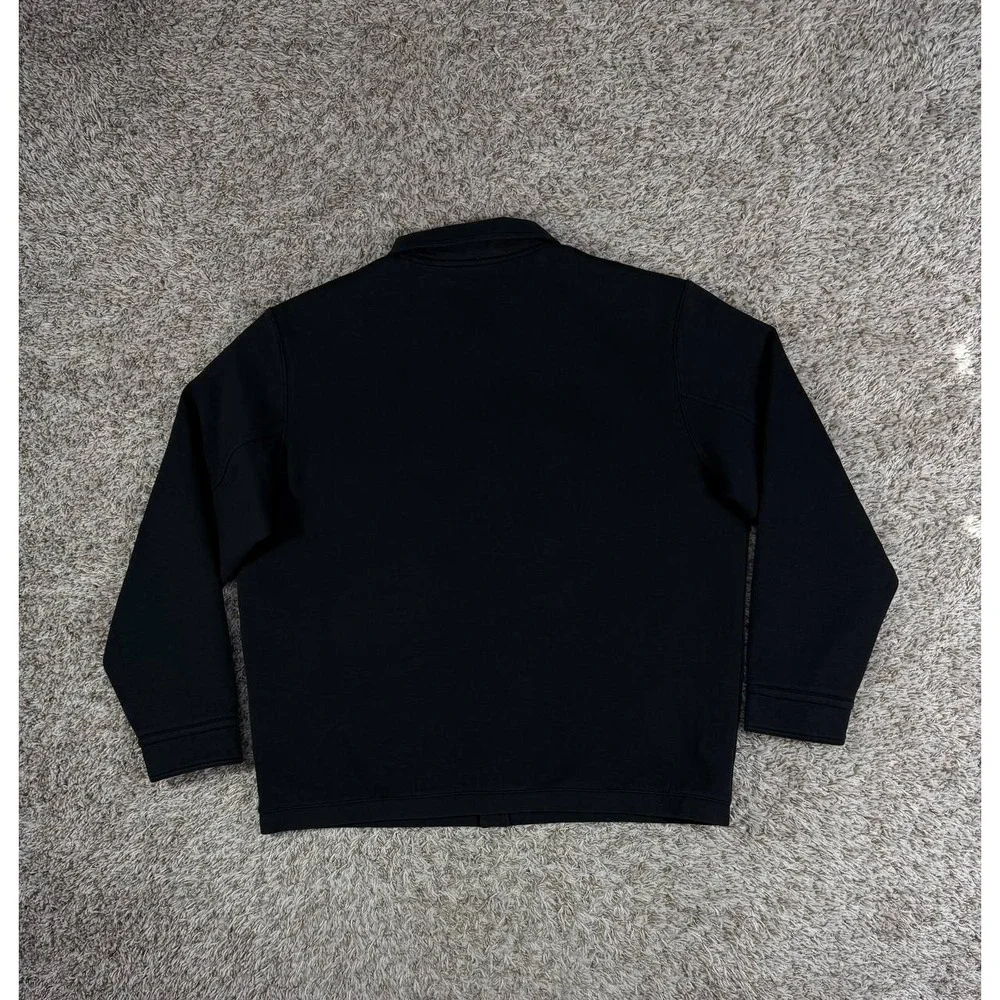 Polo Ralph Lauren Double-Knit Black Shirt Jacket Men's Size XL